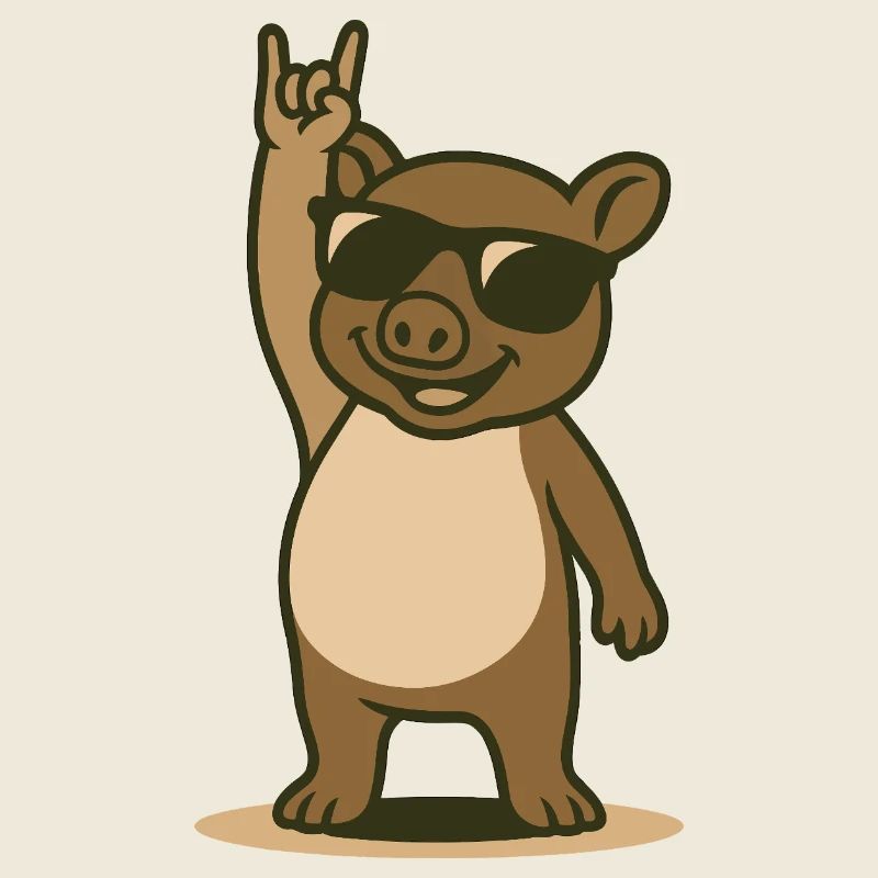 Tapir à bascule bébé