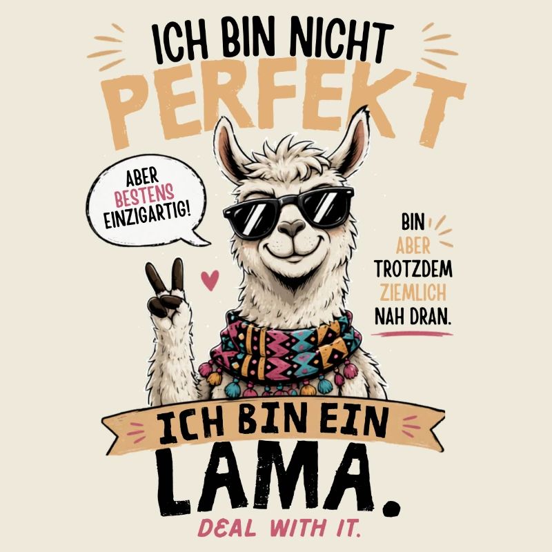 Perfekt: Einzigartige Llama-Style Illustration