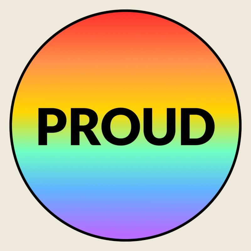 Stolzer LGBTQ-Pride-Regenbogen