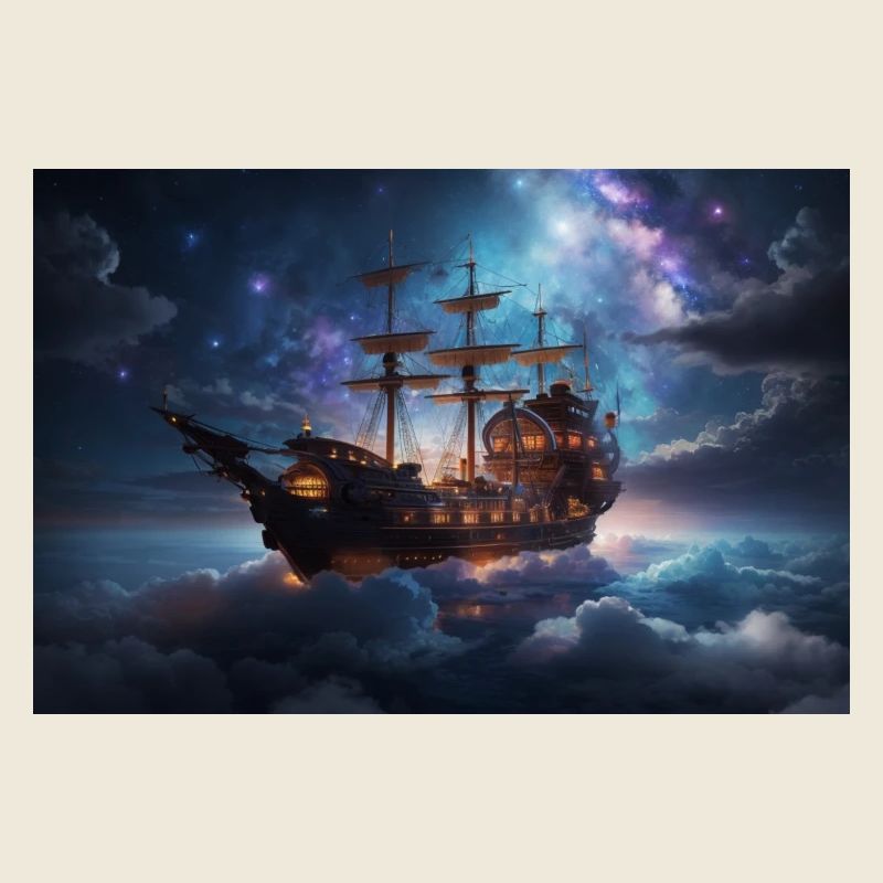 Traumhaftes Wolkenschiff