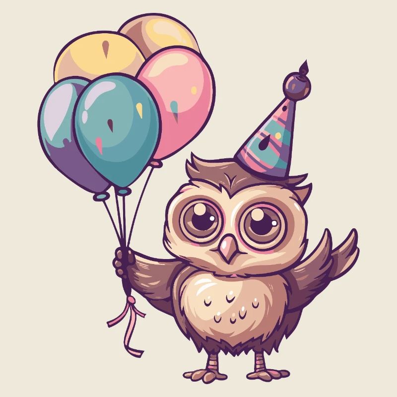 Owl Birthday Baby