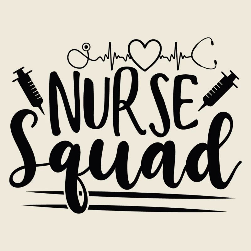 Nurse Squad Pflege Team Spruch