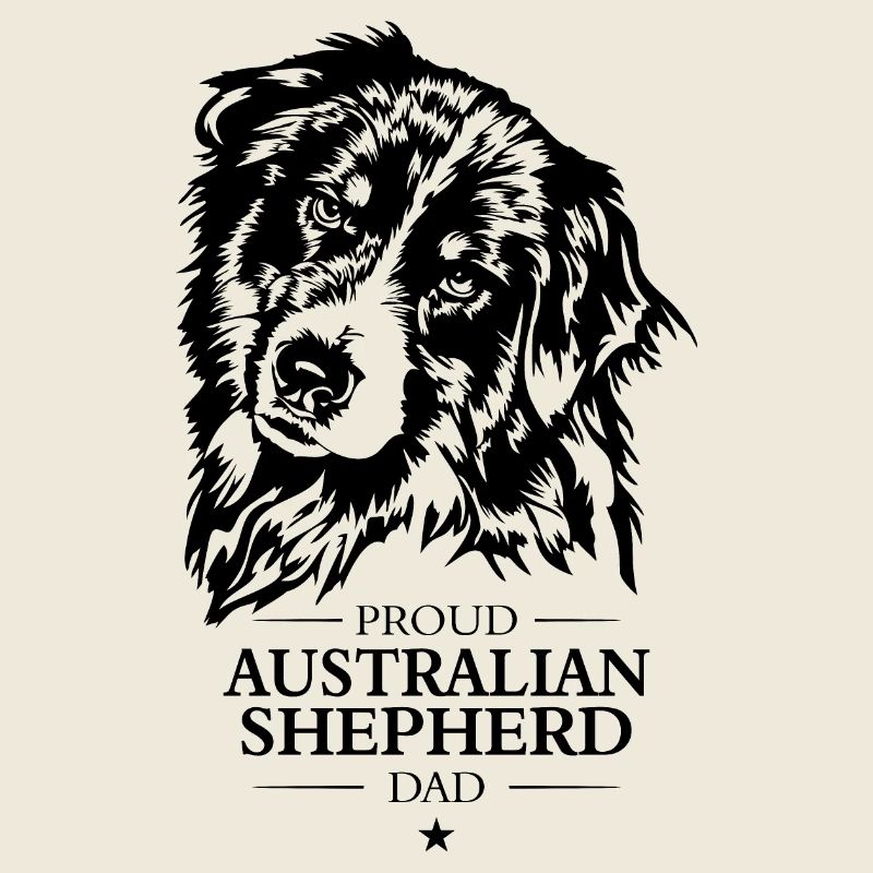 Australian Shepherd Dad Hunde Hund Wilsigns