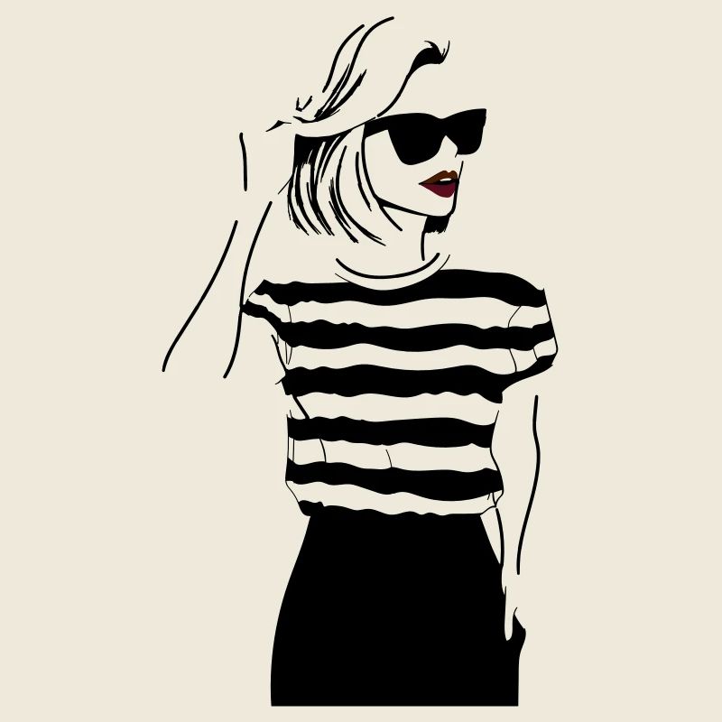 Girl with red Lips