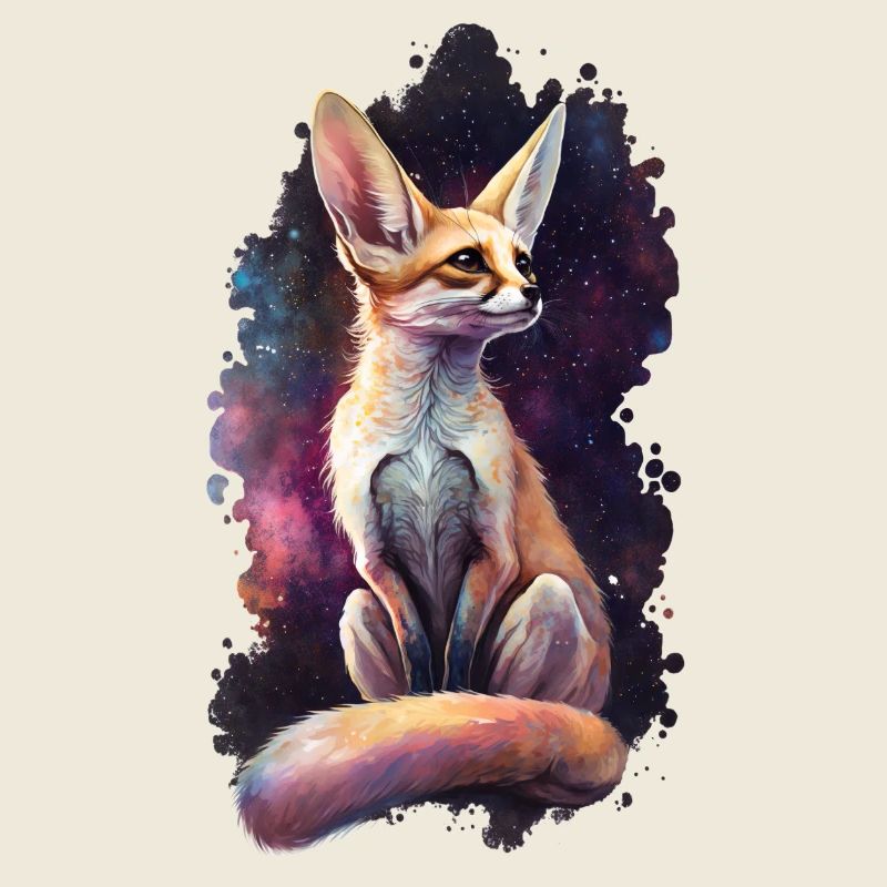 Fennek Fuchs mit Galaxy