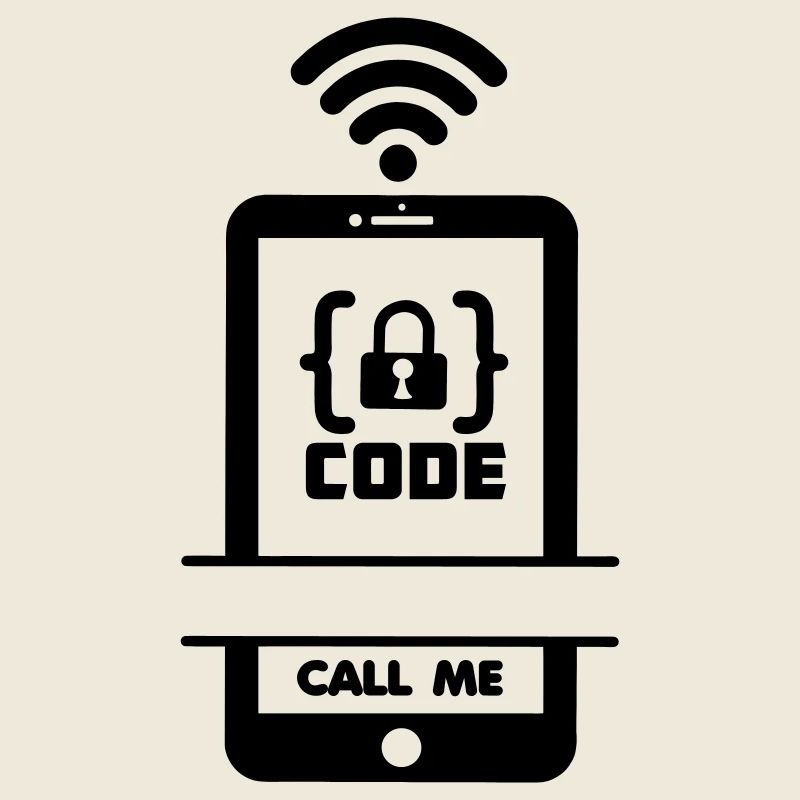 Appelez-moi téléphone pour programmeur