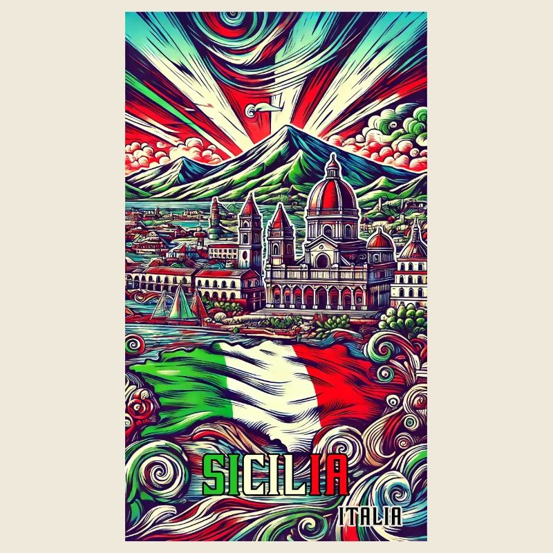 Sicily Italy art design
