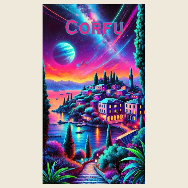 Corfu Greece cities design