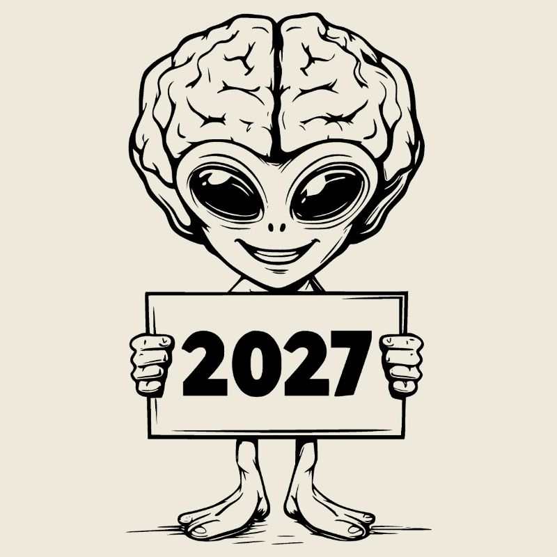 Extraterrestre avec un cerveau