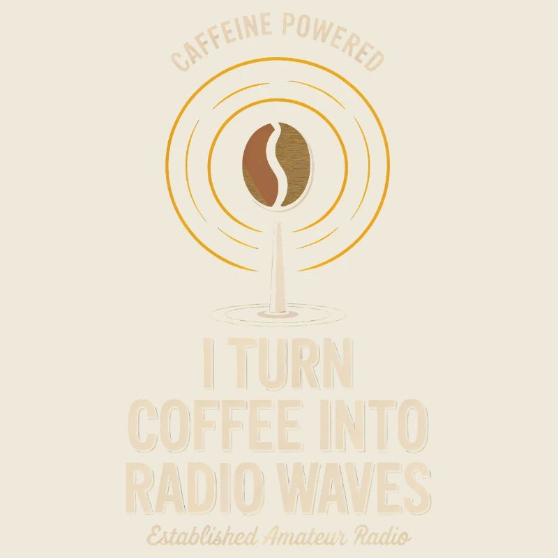 Je transforme le café en ondes radio