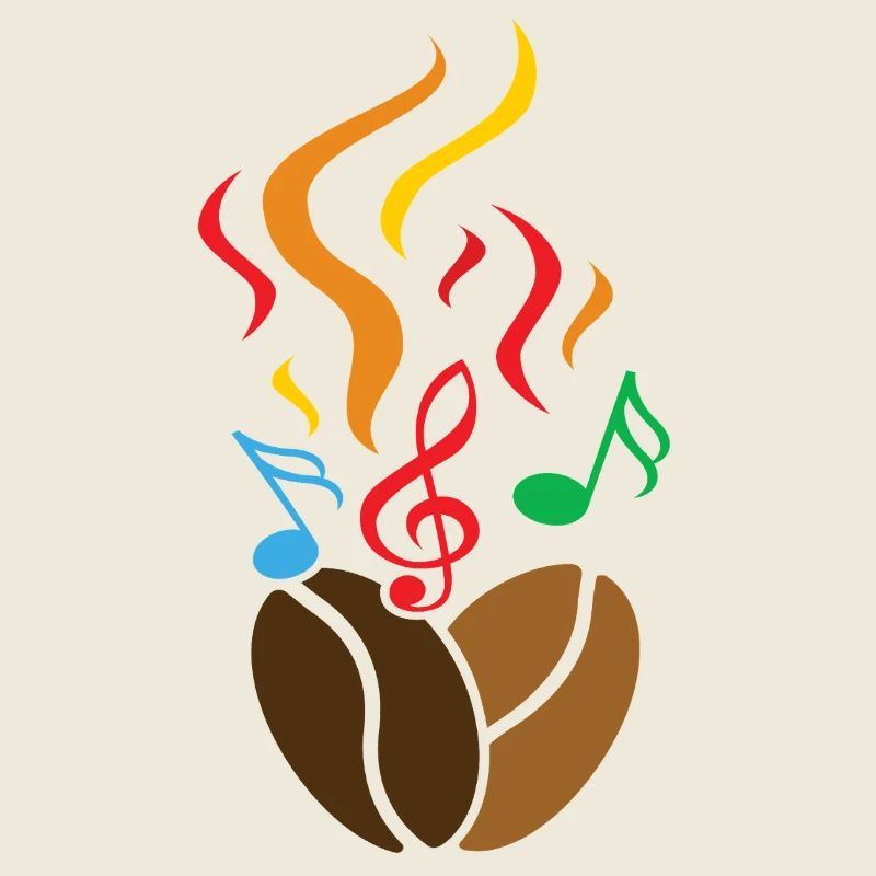 Kaffeebohnen mit Noten