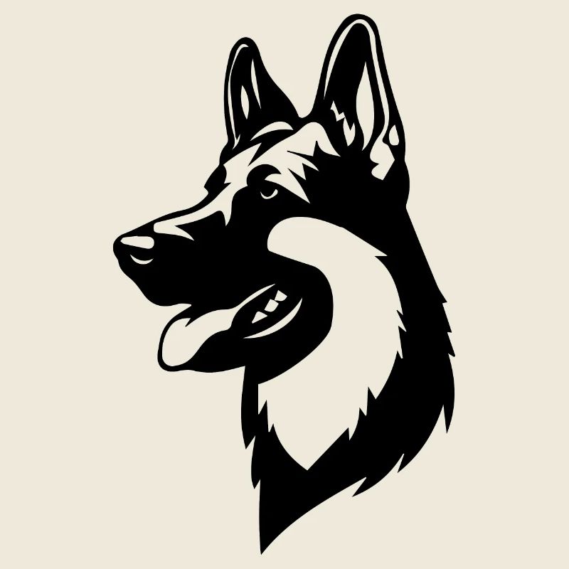 Schäferhund Hund Hundekopf