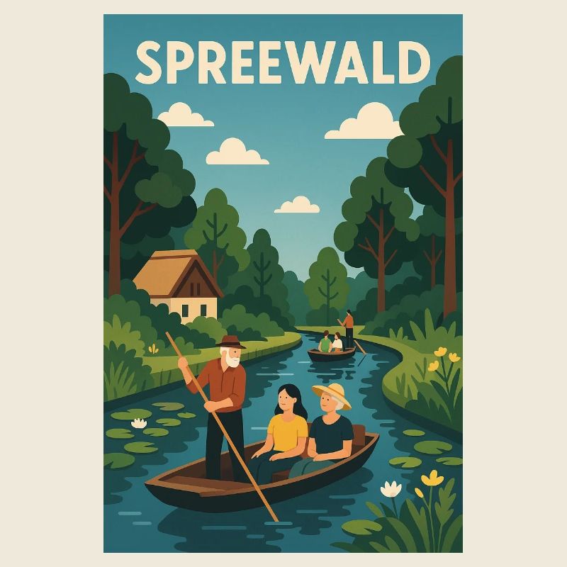 Spreewald Bootfahrt im Grünen