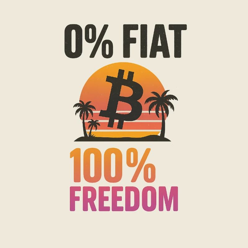 Bitcoin Sunset – 0 % papier, 100 % liberté