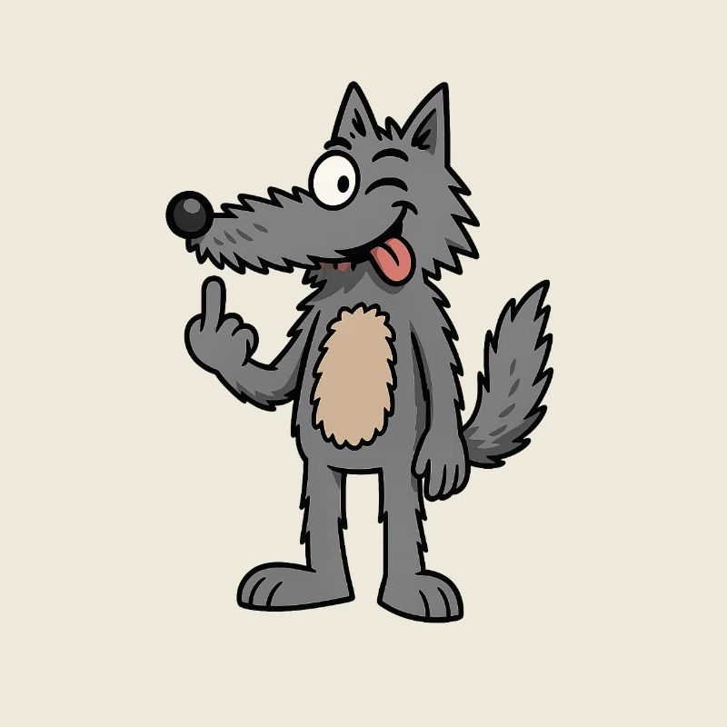 Waldemar Wolf Bande dessinée drôle loup