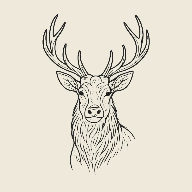 Design moderne du cerf