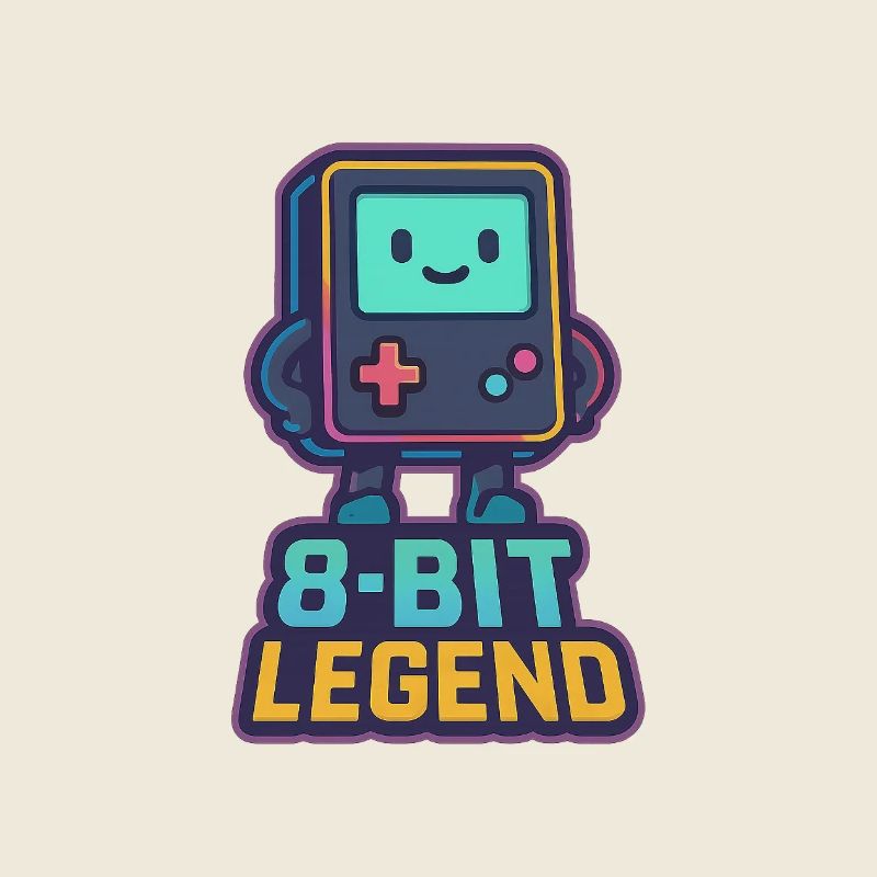8-Bit-Legende Retro-Gaming-Charakter