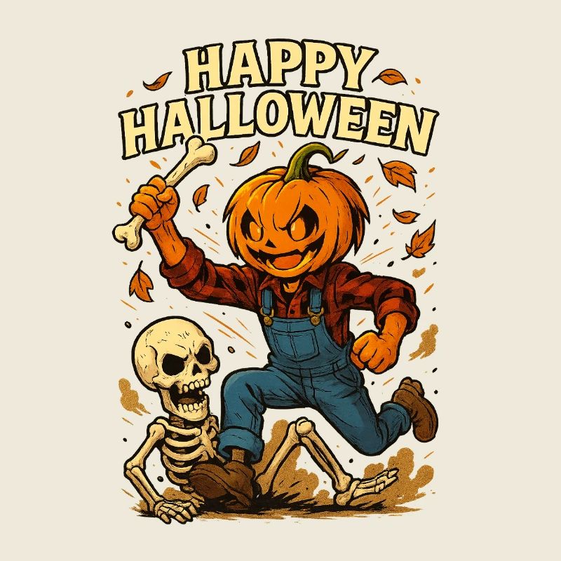 Halloween Pumpkin Kinder Design