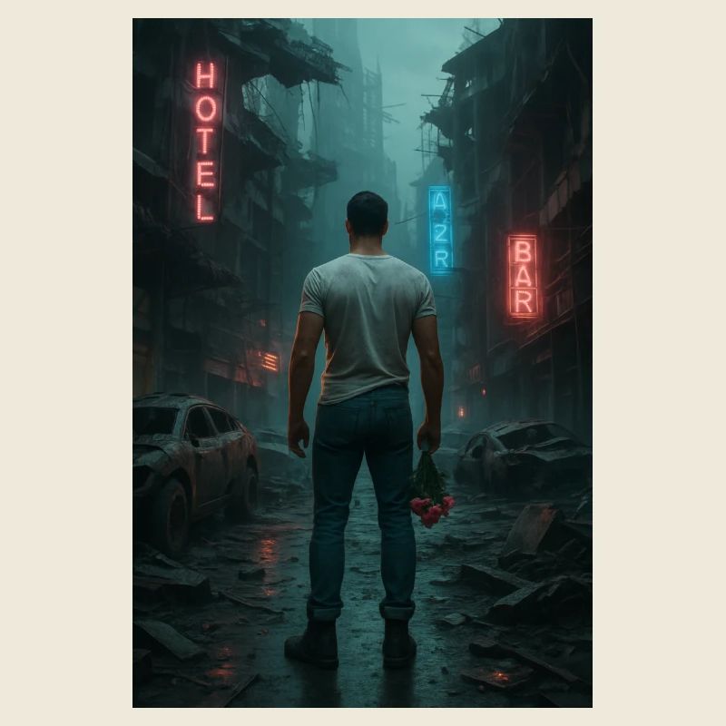 Post-Apocalyptic Cityscape Illustration