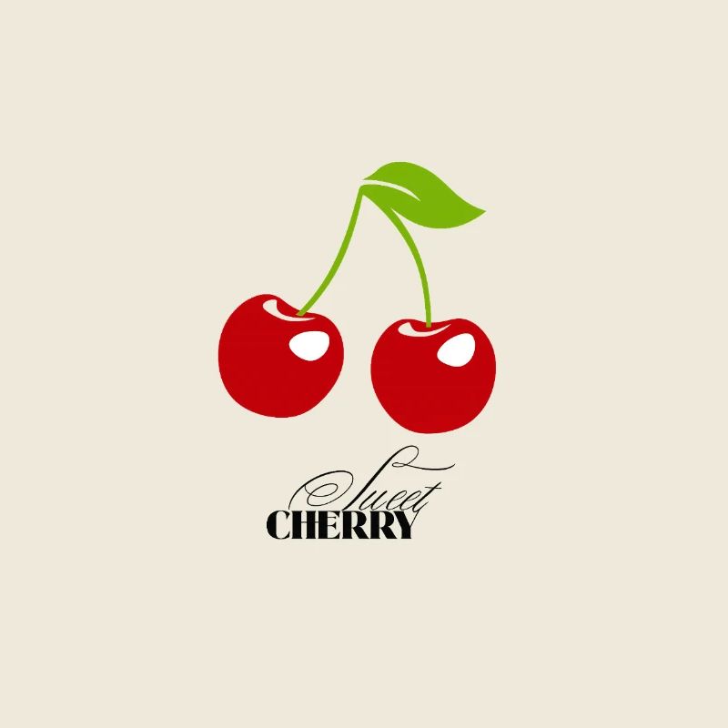 Illustration de cerises classiques