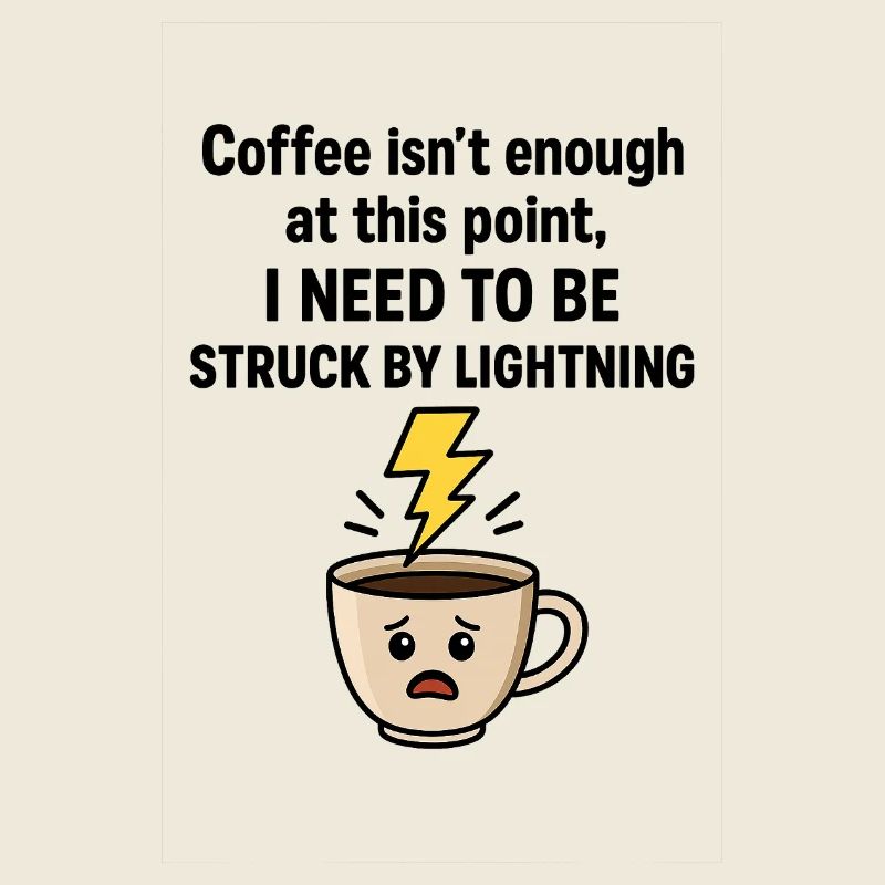 Kaffeekrähtesurrealismus Illustration