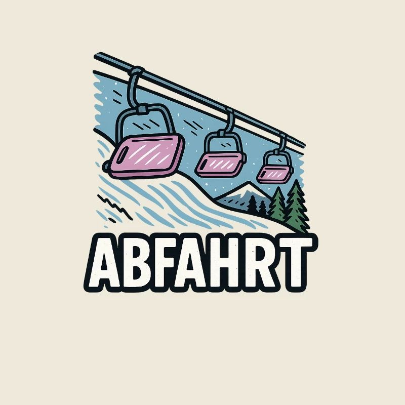 Abfahrt Skilift Landschaftsdesign