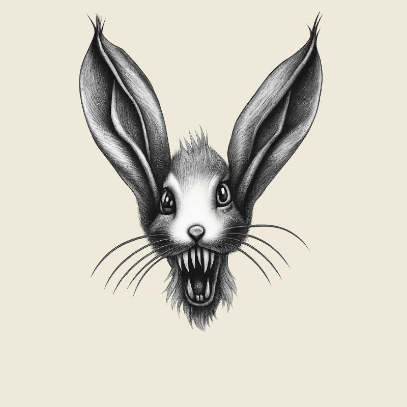 Predatory Surreal Rabbit