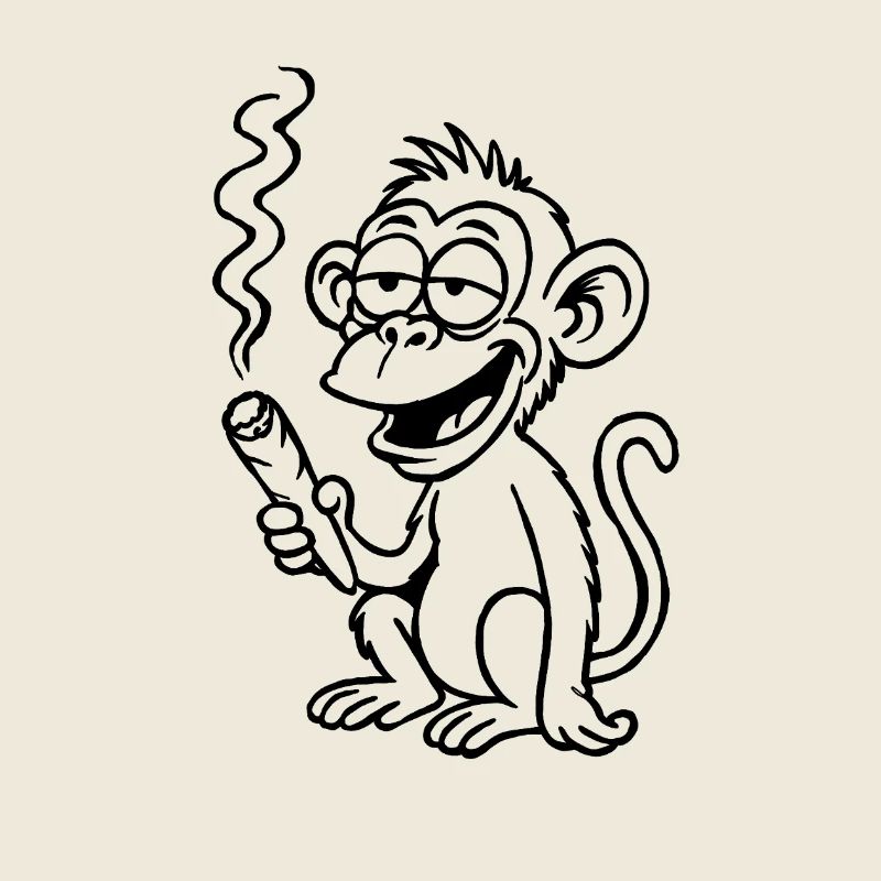 Der Affe peilt ein bisschen anders