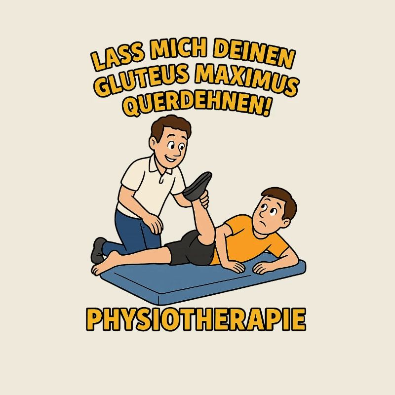 Humorvolle Physio-Therapie-Spruch