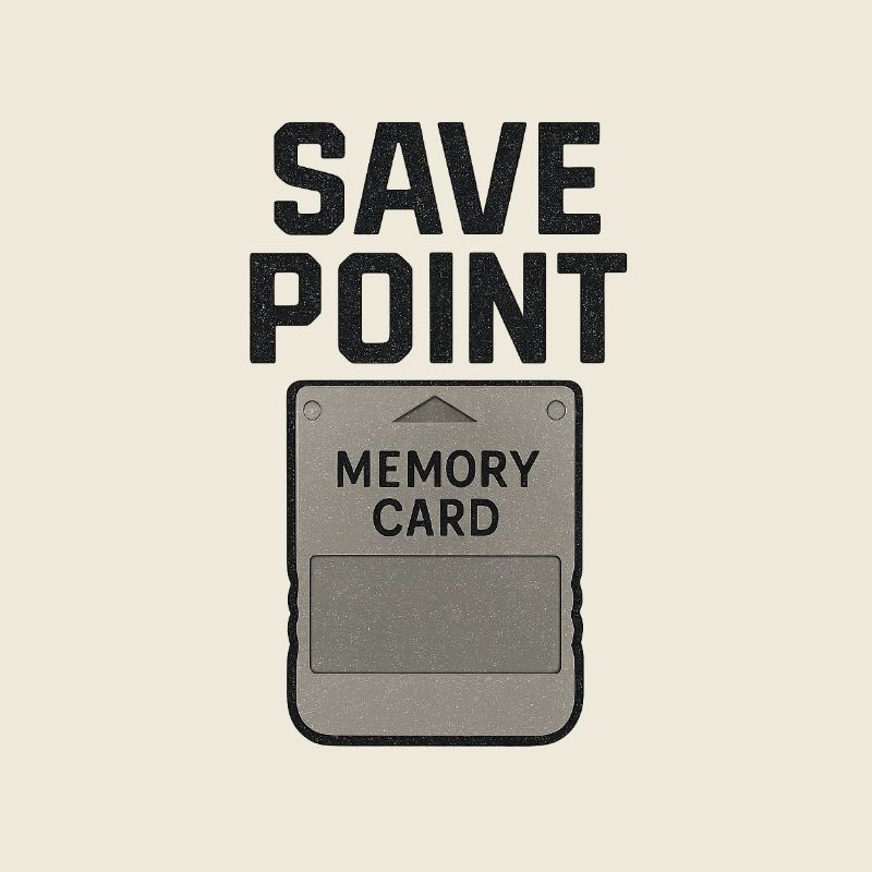 Memory Card Save Point Graphic Tee