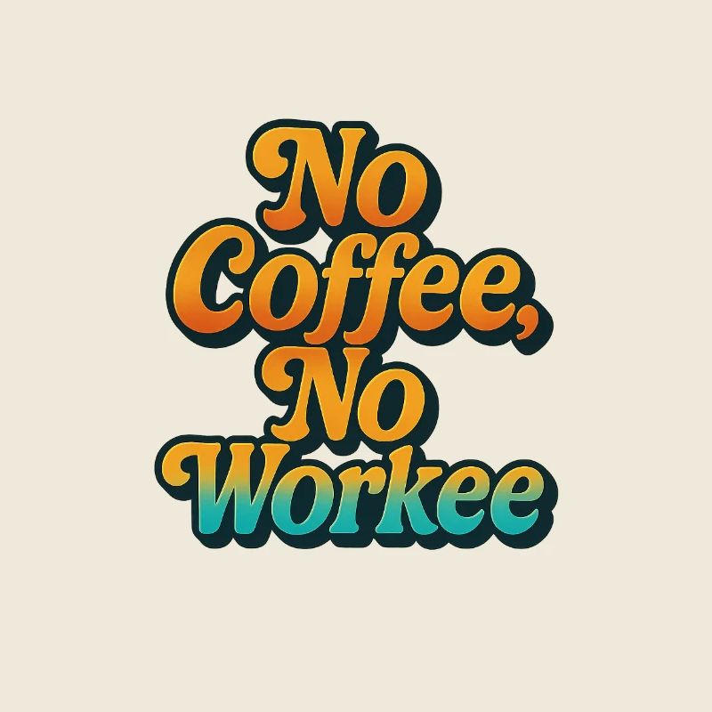 Bold Coffee Motivation Quote Design