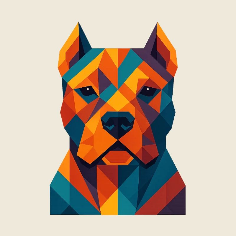 Chien | Tête de chien Impression / Impression / Design