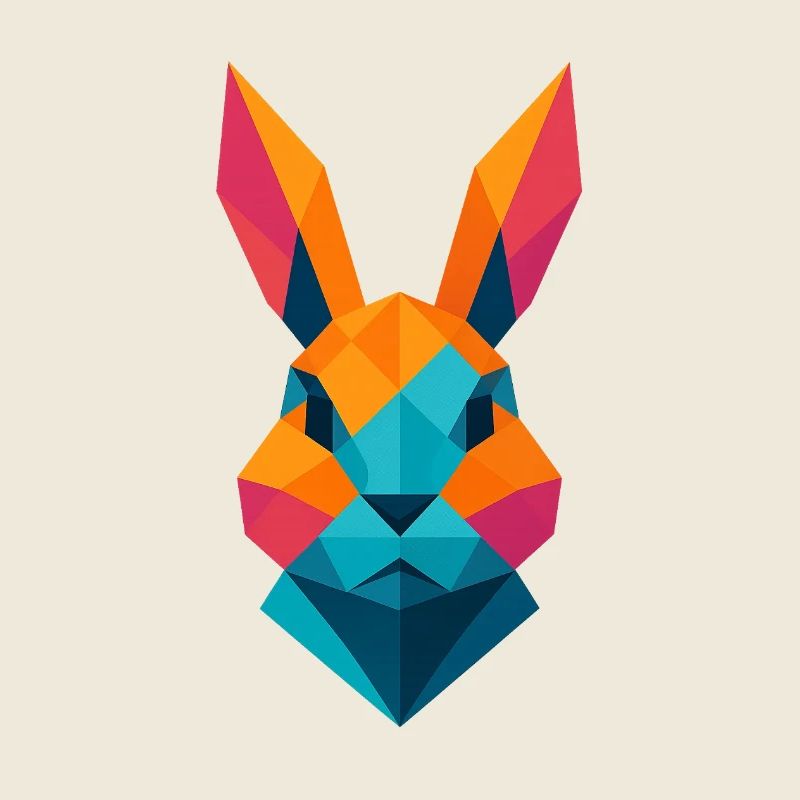 Rabbit | Bunny Head Print / Print / Design