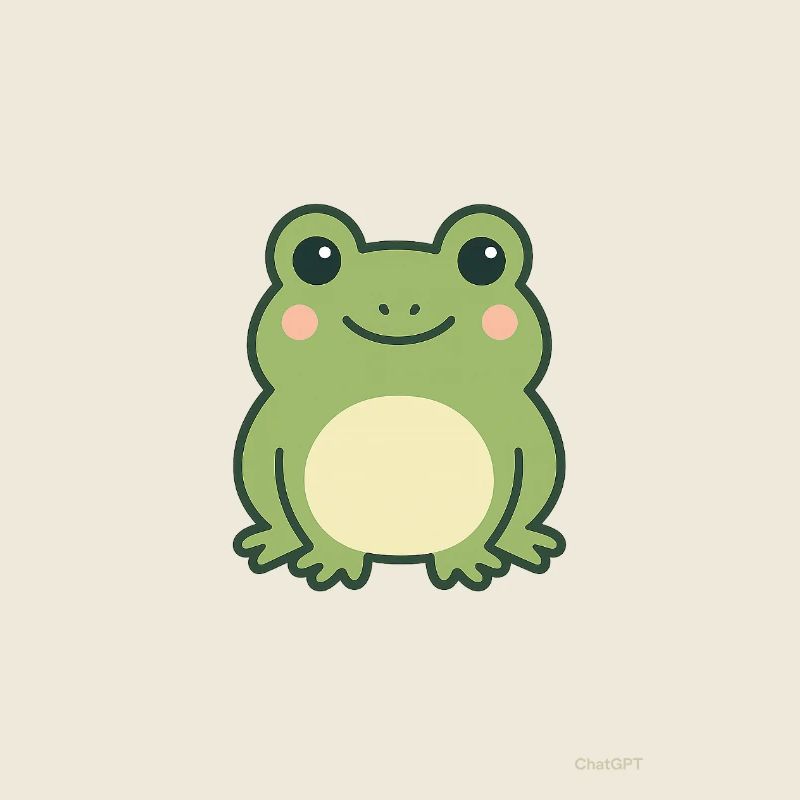 Frosch Kawaii 