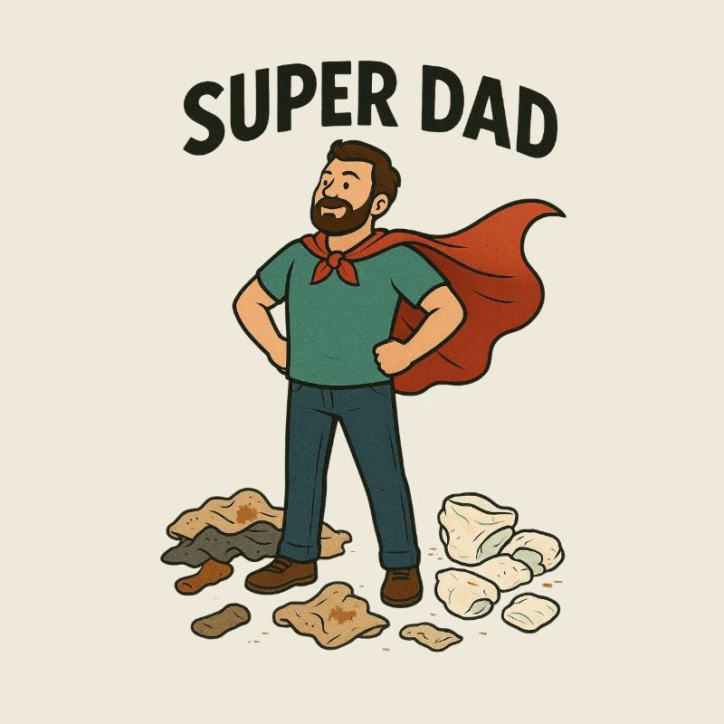 Super Dad Capeheld