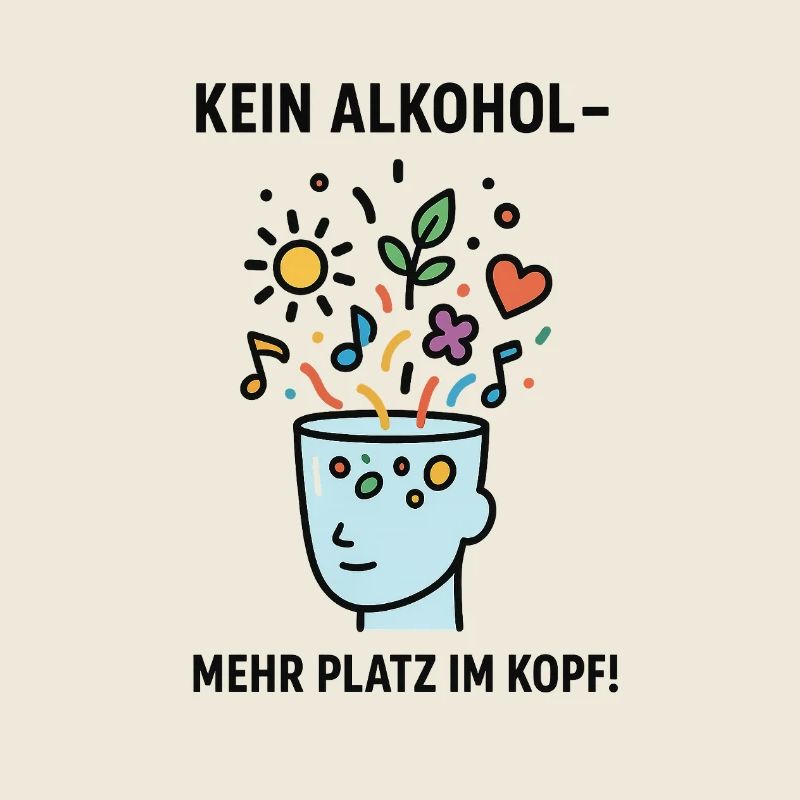 No alcohol - More space in the head!