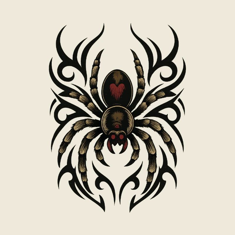 Fancy Tribal Spider