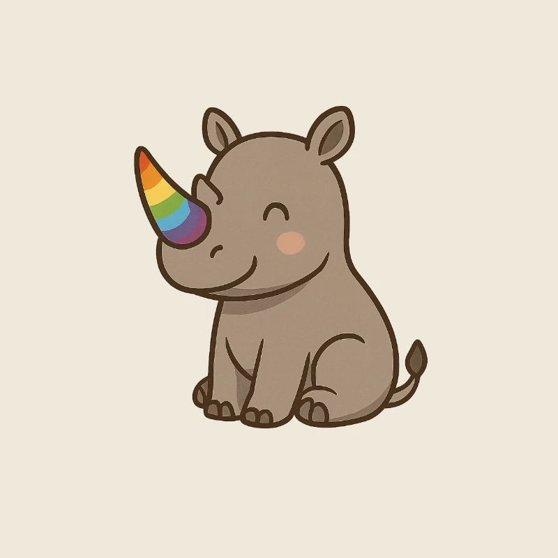 Rainbow Rhino