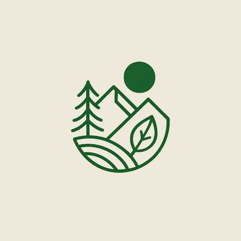 Green Horizon Linear Nature