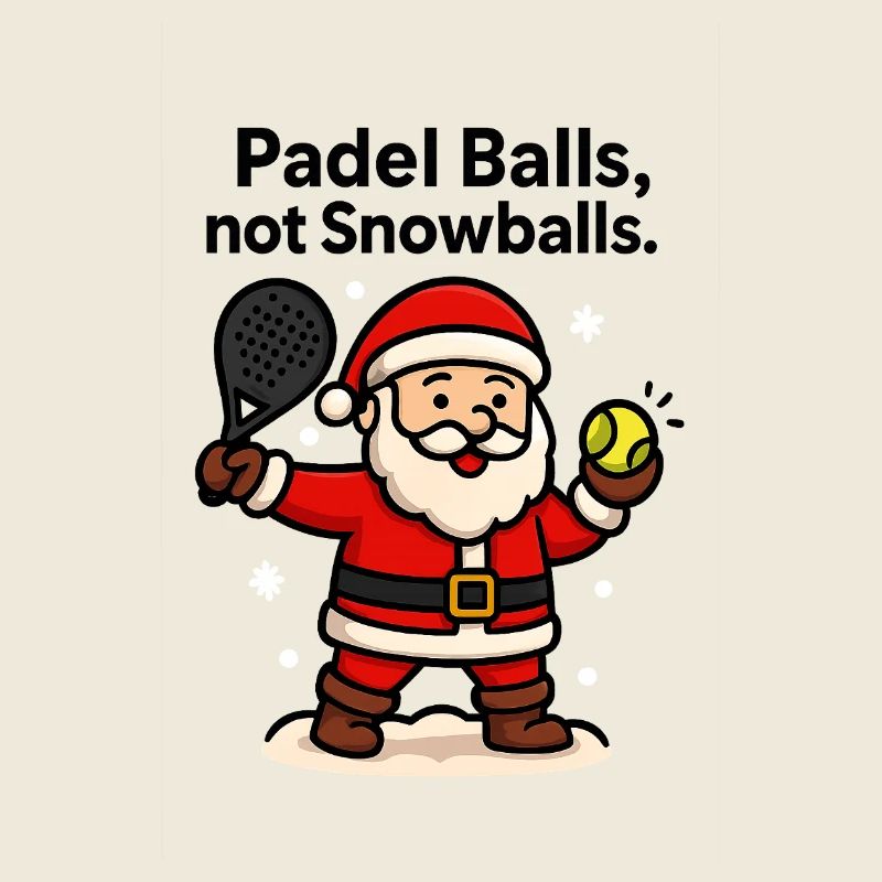 Padel Santa: Balls statt Schnee