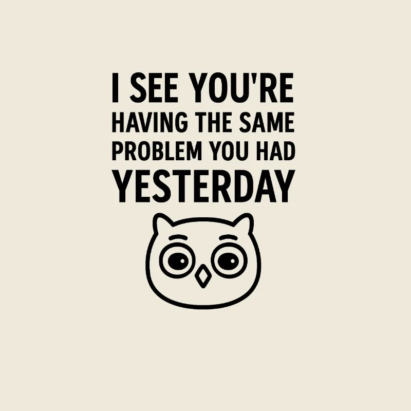 ICH SEHE, DU HAST DASSELBE PROBLEM WIE DU...