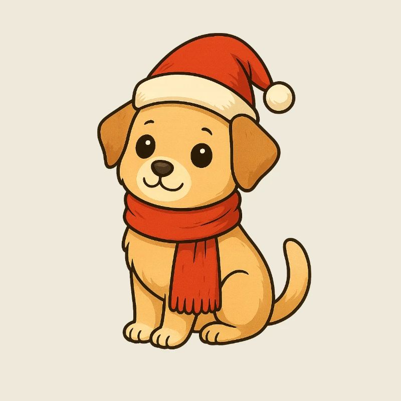 Weihnachtsheld Hund