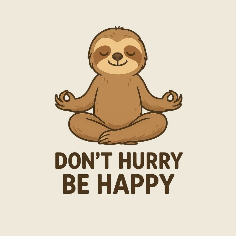 Beeil dich nicht, sei glücklich