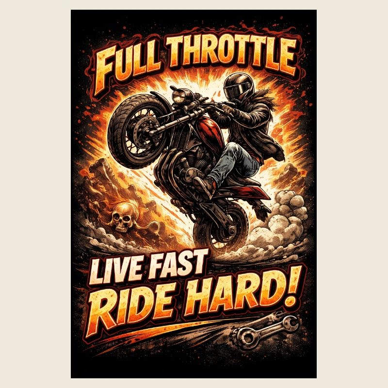 Full throttle: Motorcycle Fire