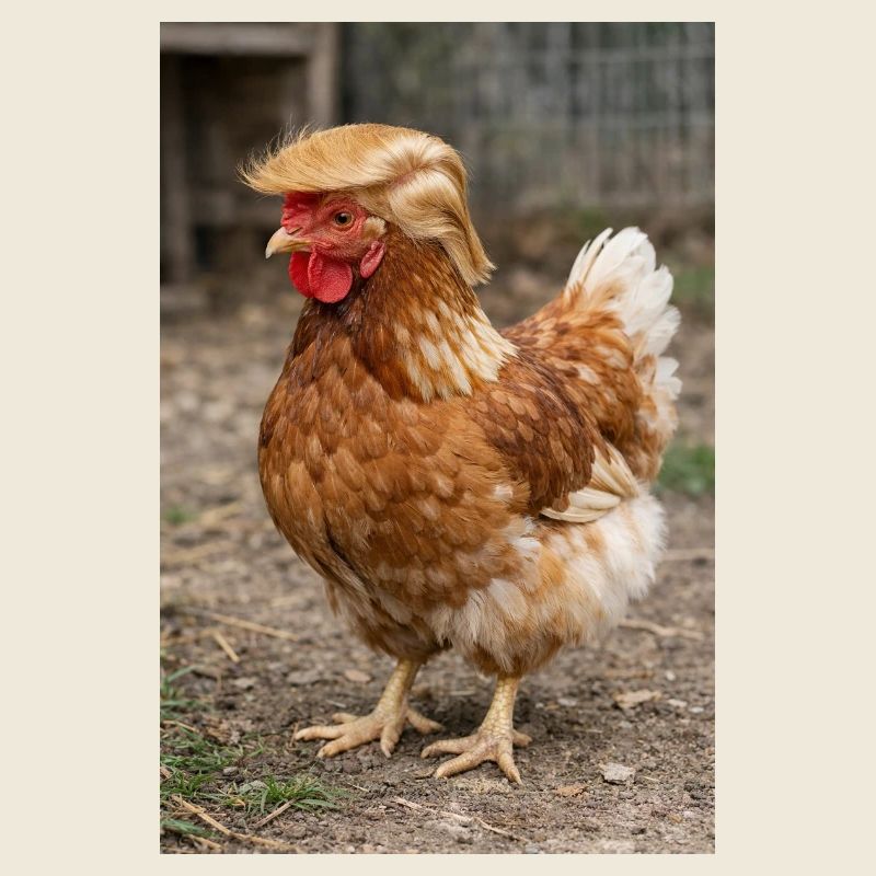 Chicken with Hair Retro