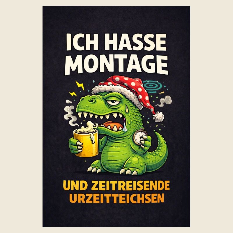 Montage Hater Dino Time Traveler
