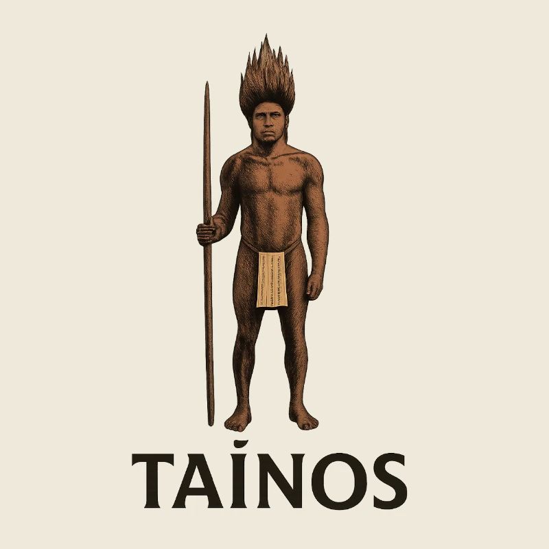 Tainos Krieger-Silhouette