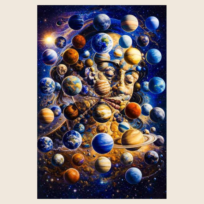 Cosmic Planet Portrait