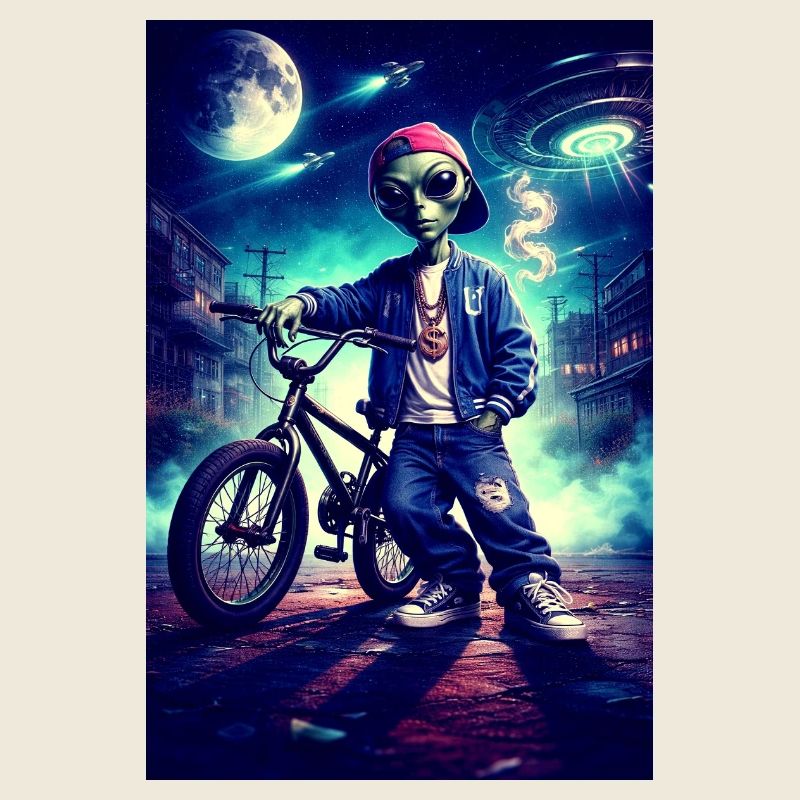 BMX extraterrestre à Neon City
