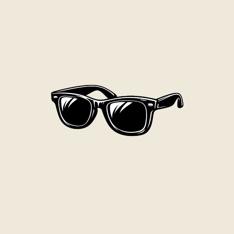 Line Sunglasses Retro Contrast